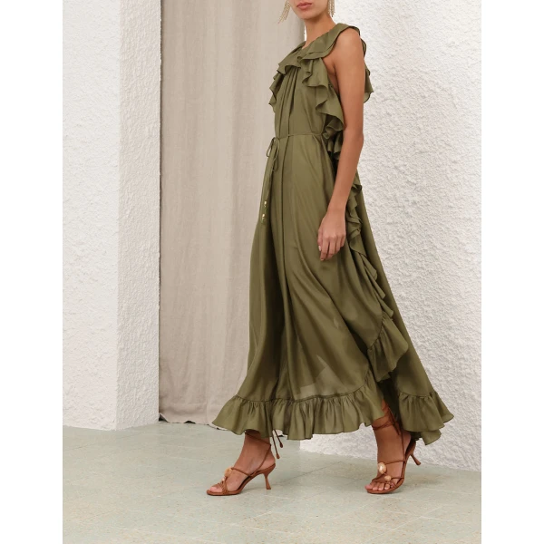 Midi Dress Zimmermann Bowie Frill Mini Dress Zimmermann Dresses