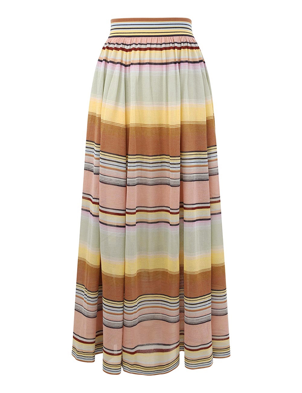 Zimmermann Coco Stripe Circle Skirt