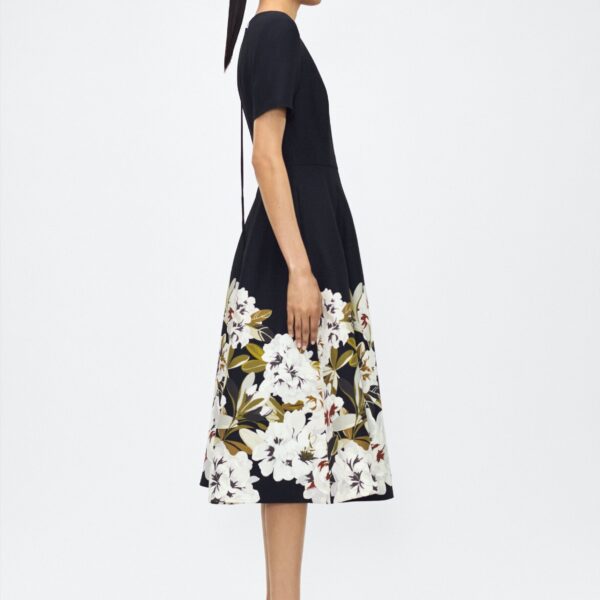 the Evangeline Dress in Black/white; From the Adam Lippes P25 Collection