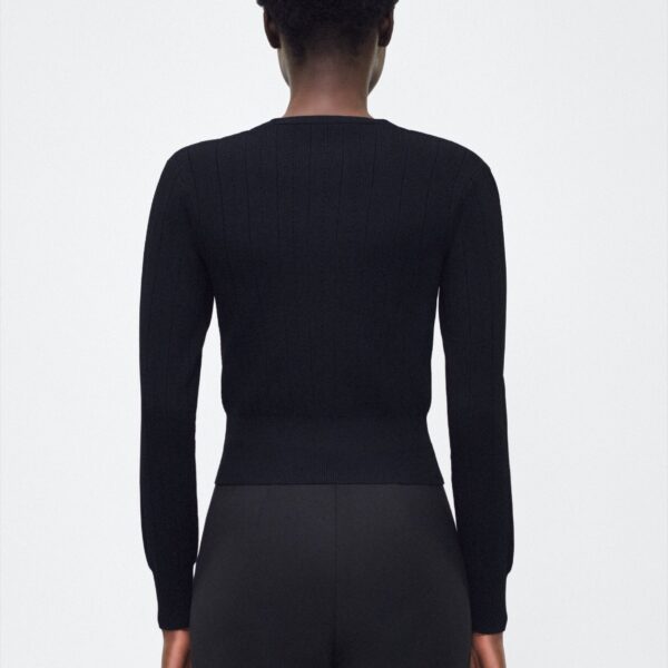 Adam Lippes P25 collection: A classic pointelle stitch cardigan