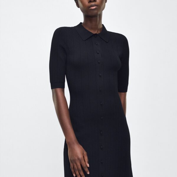 this dress skims th figure with ease