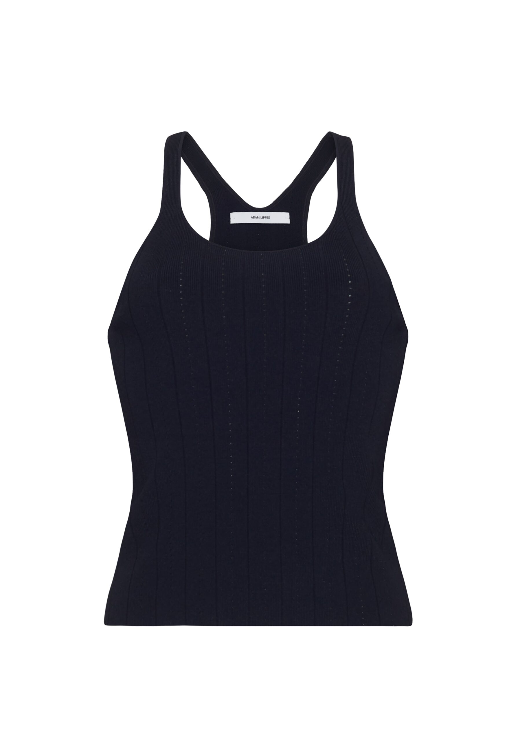 Adam Lippes Lumii tank Image of model facing front– lumii tank