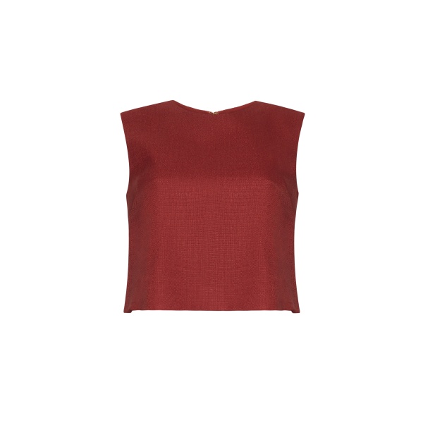 Image of model facing front– mercer top