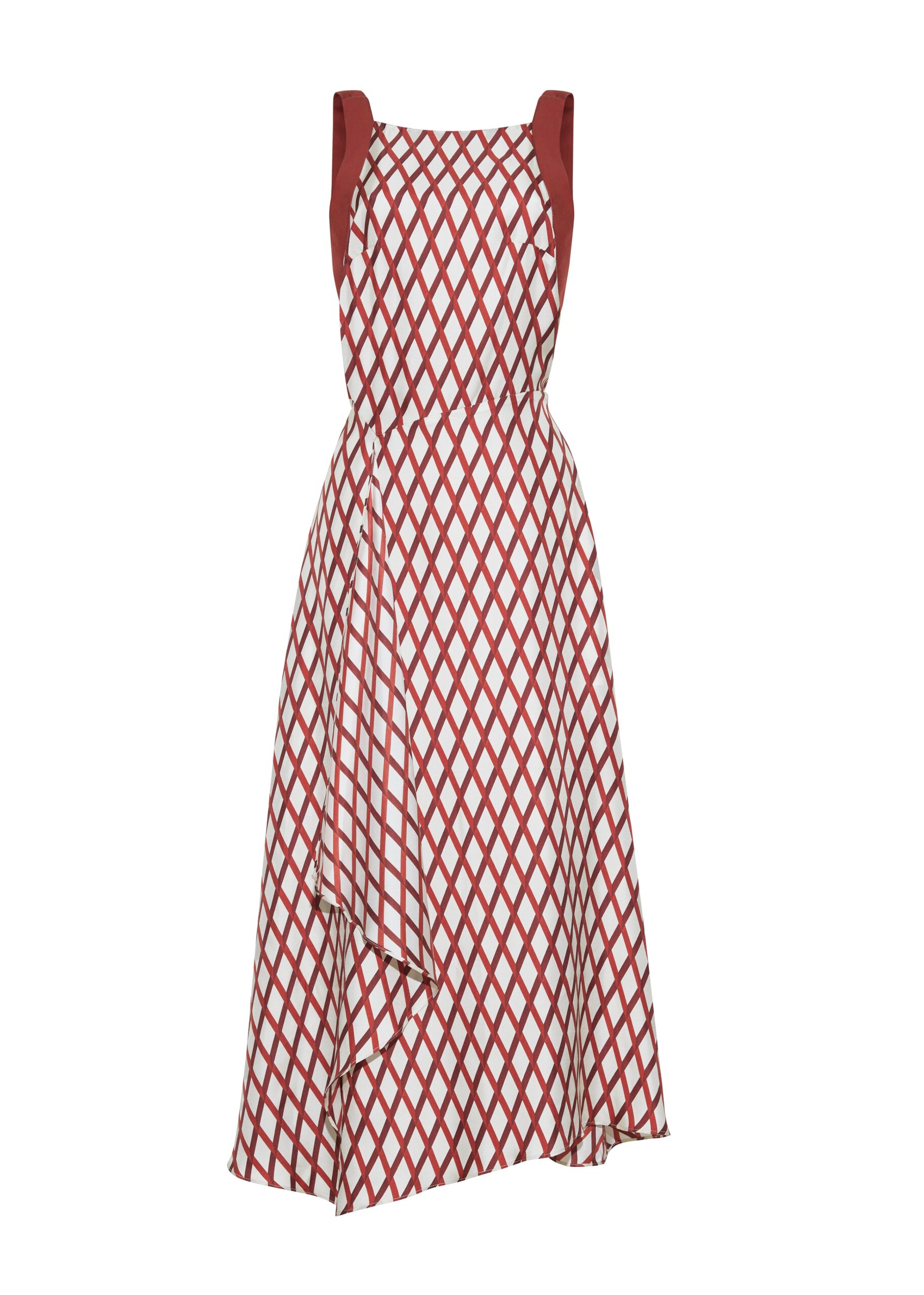 Model facing forward wearing the Sunita Dress in Sienna Ivory