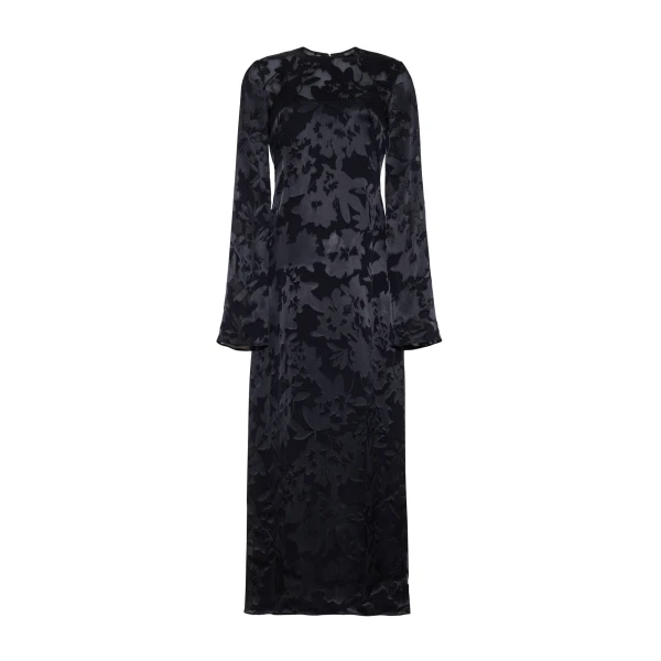 Model facing front - The Sylvia Dress in Black