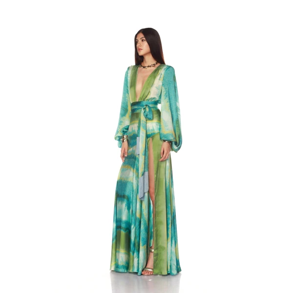 Bronx and Banco Carmen Coastal Maxi Dress, view 3