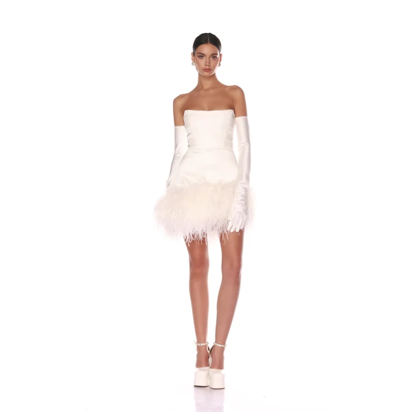 Bronx and Banco Fiora White Mini Dress