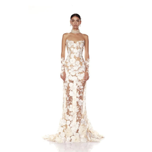 Bronx and Banco Jasmine Blanc Bridal Gown