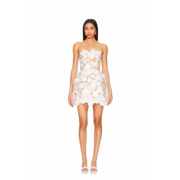 Bronx and Banco Jasmine Maraya White Mini Dress