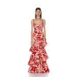 Bronx and Banco Multicolour Sylvie Armonia Maxi Dress  a harmonious blend of structured elegance and timeless sophistication
