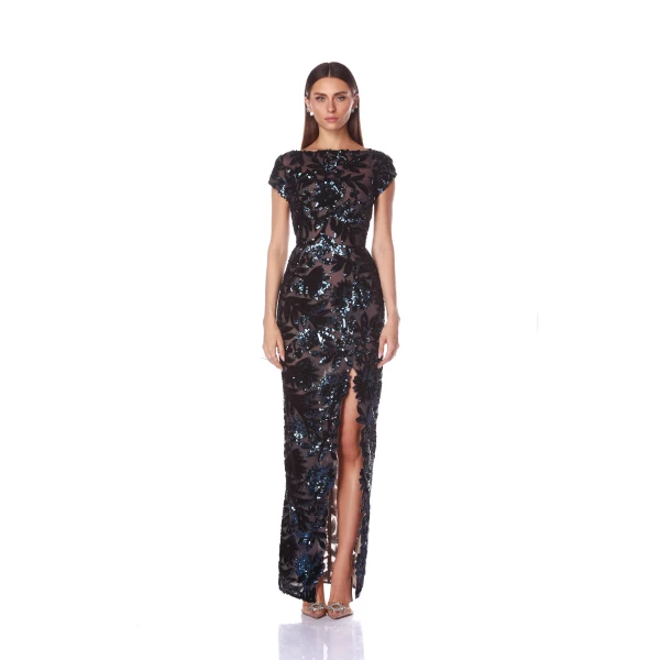 Bronx and Banco Zinna Embroidered Maxi Dress