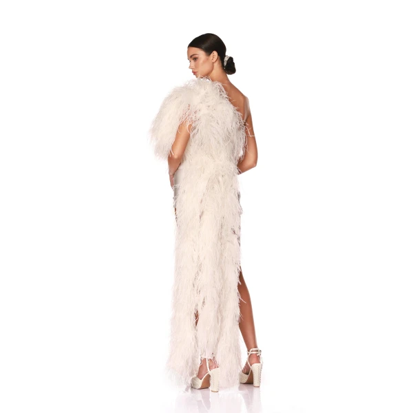 Bronx and Banco Zoia Blanc Gown, view 4