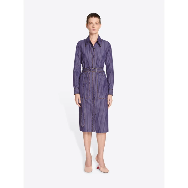 Dries Van Noten Belted shirt dress, view 2