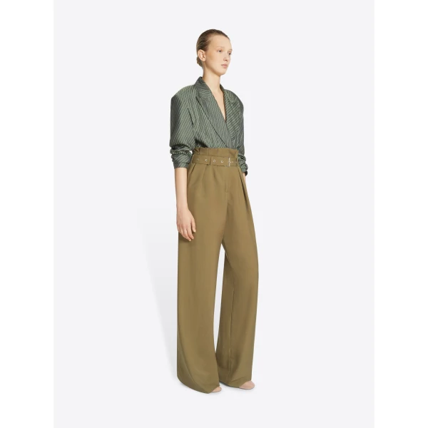 Belted wool trousers - Image 3