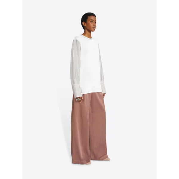 Dries Van Noten Contrast sleeves tee Top, view 3