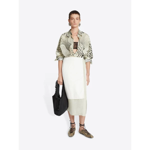 Dries Van Noten Cotton cocoon shirt, view 2