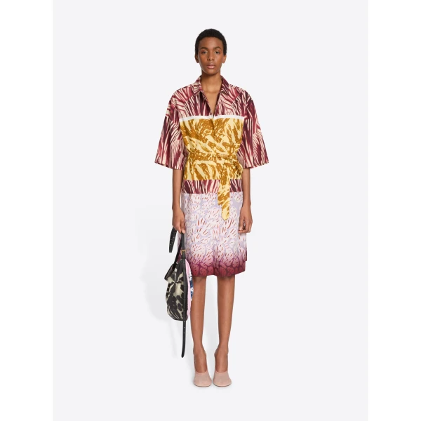 with Floral Composition print.
