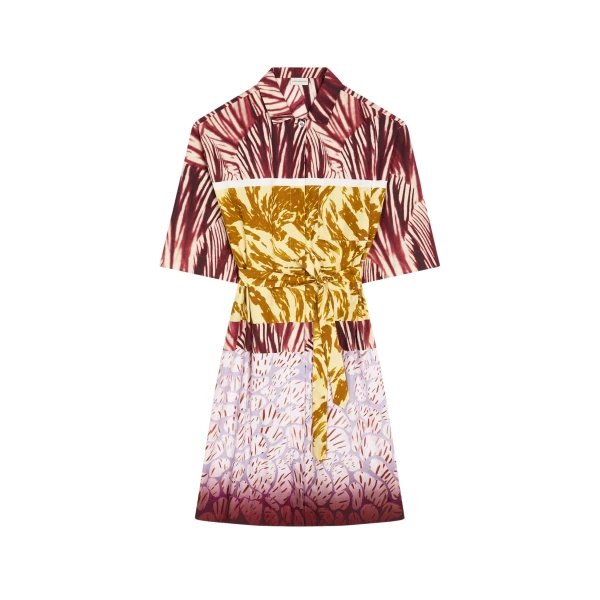Cotton shirt dress