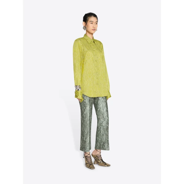 Dries Van Noten Cropped viscose pants, view 3