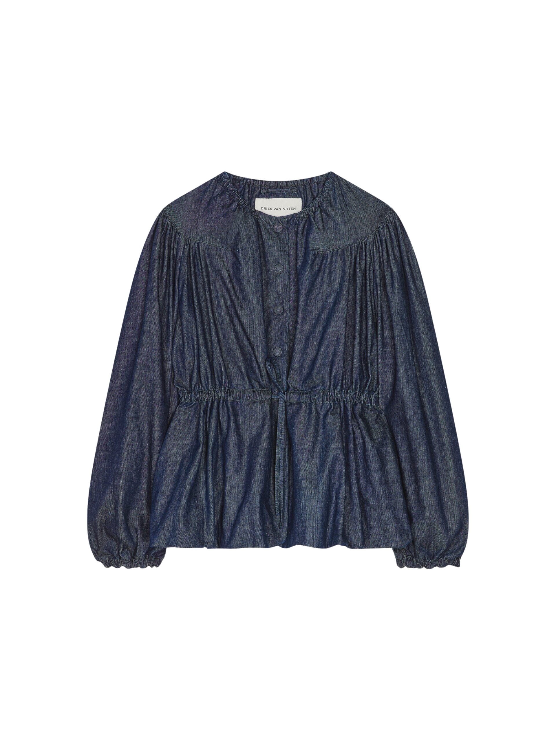 Dries Van Noten Denim drawstring jacket