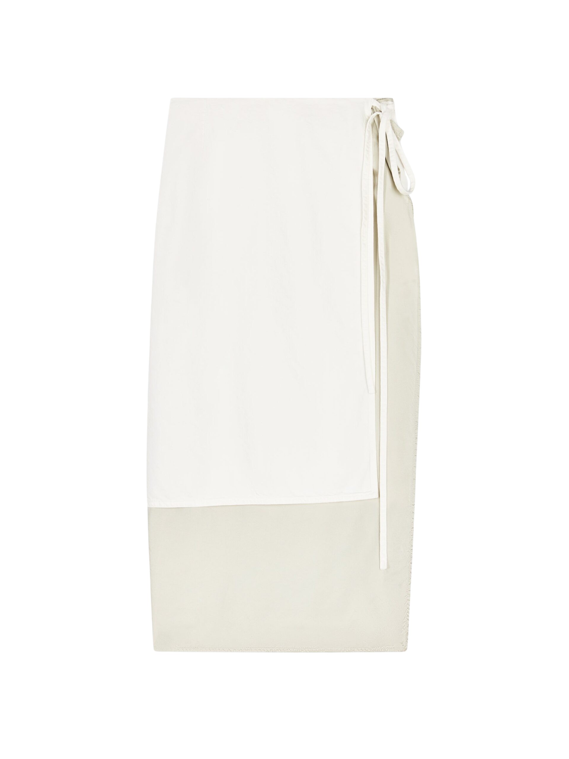 Dries Van Noten Denim wrap skirt