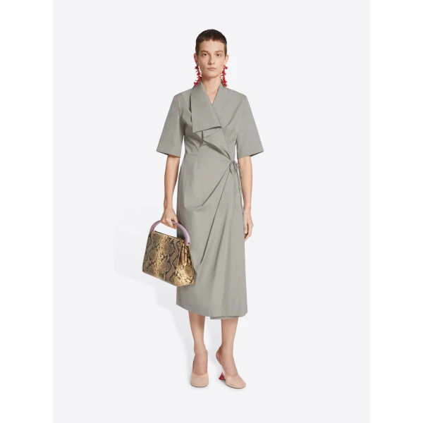 Dries Van Noten Draped wrap dress, view 2