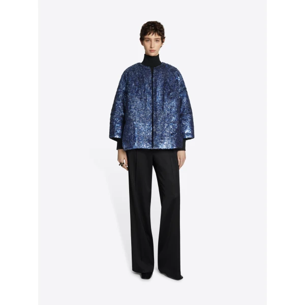 Dries Van Noten Embellished cocoon jacket, view 2