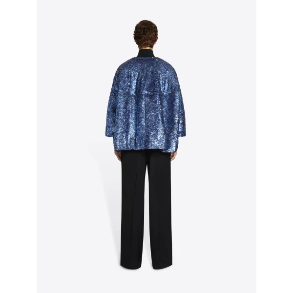 Dries Van Noten Embellished cocoon jacket, view 4