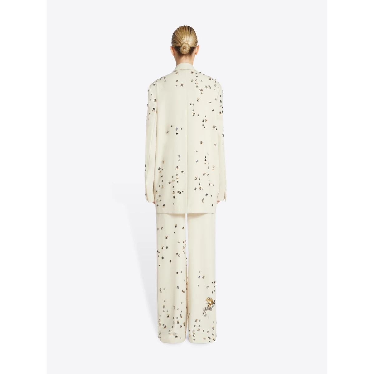 Embellished wool blazer - Image 4