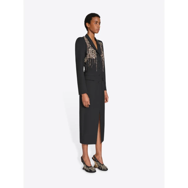 Embellished wool coat - Image 3