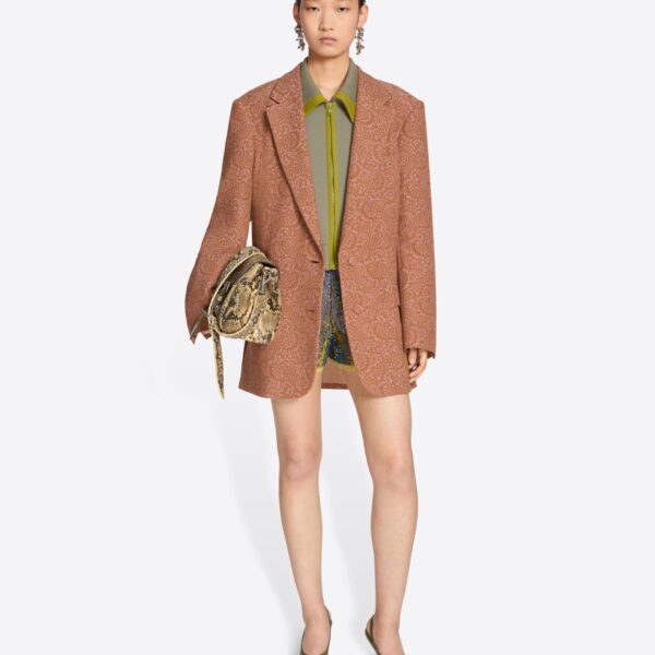in tapestry jacquard.