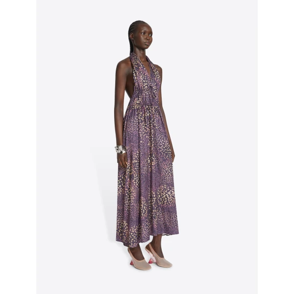Dries Van Noten Jacquard halter dress, view 3