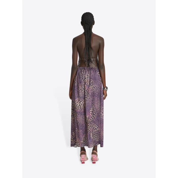 Dries Van Noten Jacquard halter dress, view 4