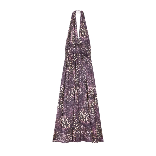 Jacquard halter dress