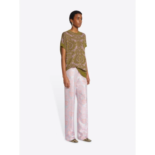 Dries Van Noten Jacquard pants, view 3