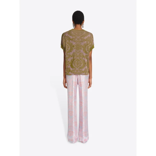 Dries Van Noten Jacquard pants, view 4