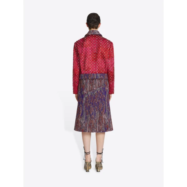 Dries Van Noten Jacquard skirt, view 4