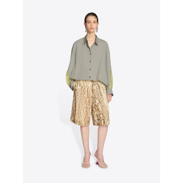 Dries Van Noten Lace cocoon shirt, view 2