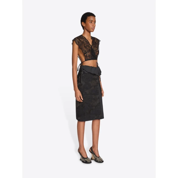 Dries Van Noten Lace crop top, view 3