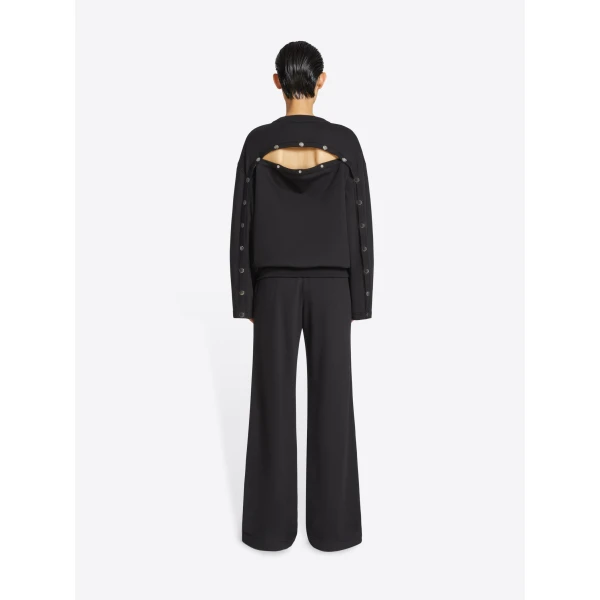 Dries Van Noten Open back sweatshirt Top, view 4