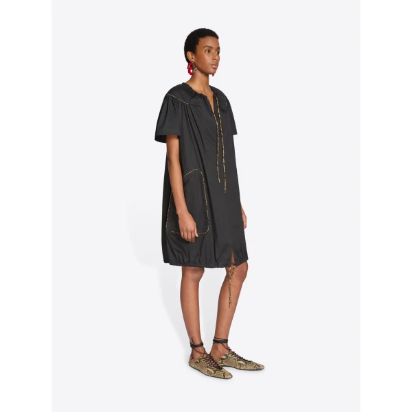 Dries Van Noten Oversized cotton dress, view 3