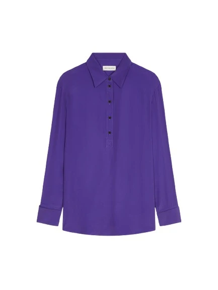 Dries-Van-Noten-Polo-neckline-shirt-scaled63514_nobg Dries Van Noten Tops luxury Clothing from Coveti Marketplace
