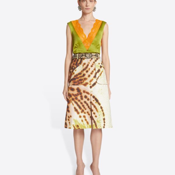 with Orchid Petals all-over print.