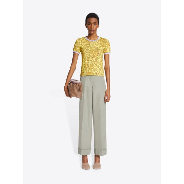 Dries Van Noten Printed contrast tee Top, view 2