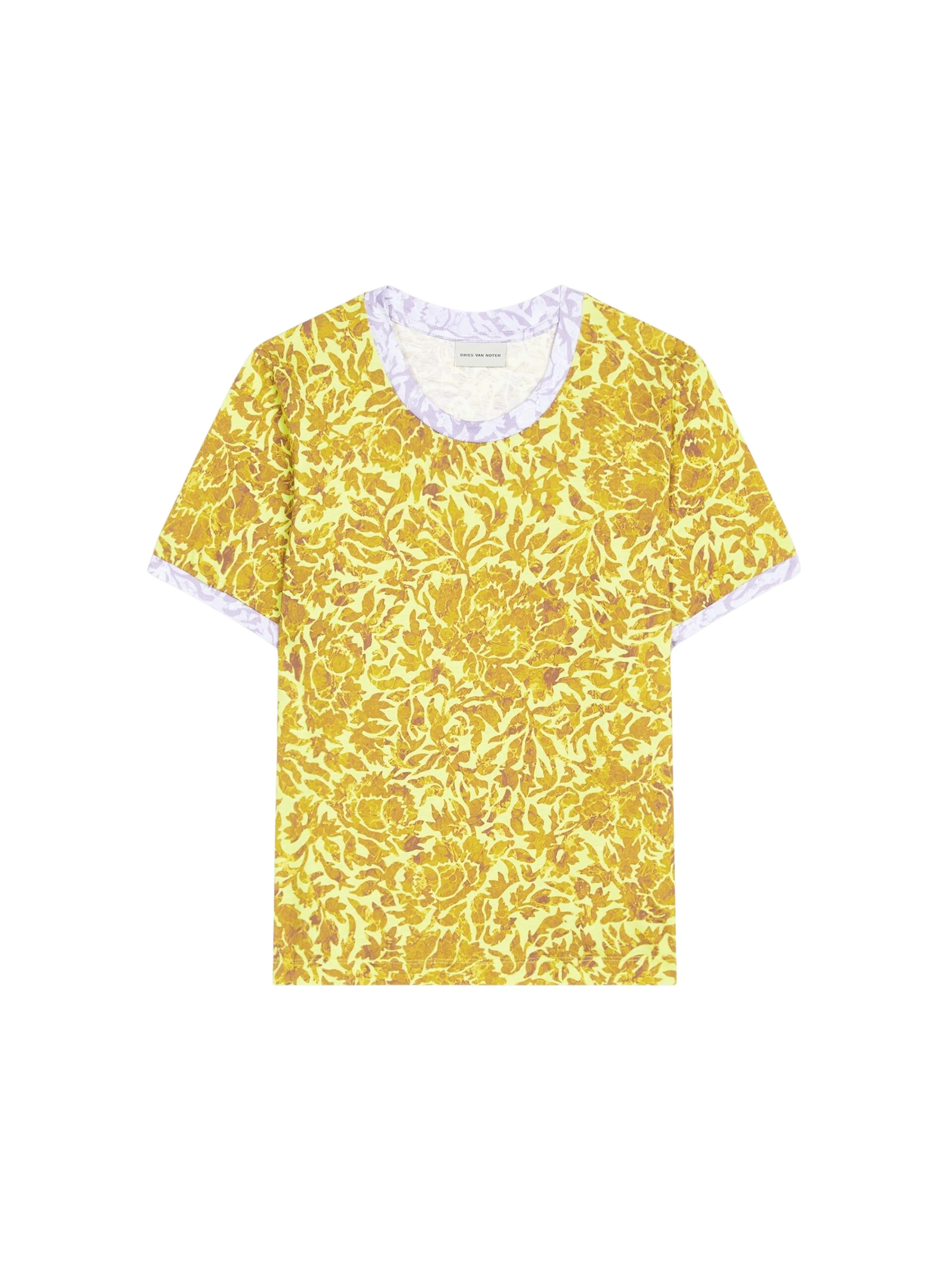 Dries-Van-Noten-Printed-contrast-tee-4-scaled78487_nobg Dries Van Noten Tops luxury Clothing from Coveti Marketplace