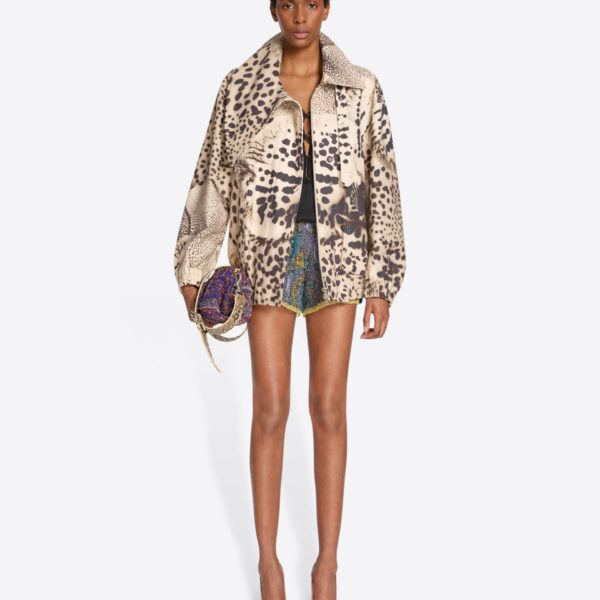 with Orchid Petal all-over print.