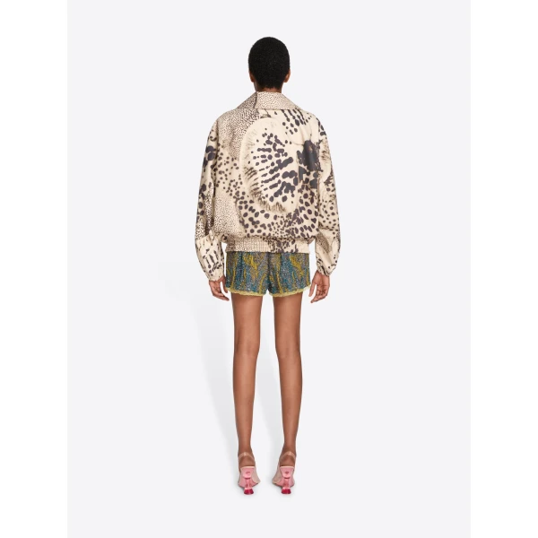Dries Van Noten Printed cotton bomber Jacket, view 4