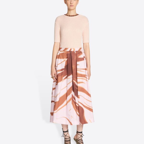 with all-over Tulip Petal print.