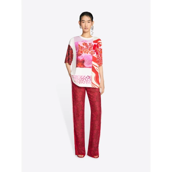 Dries Van Noten Printed cotton tee Top, view 2
