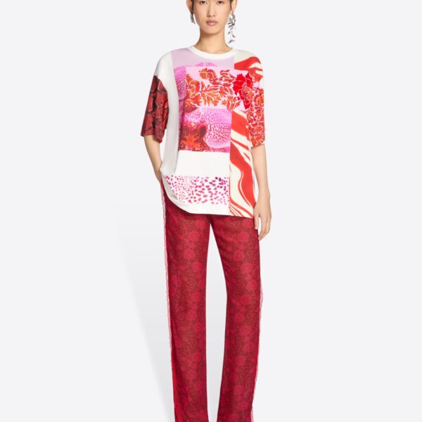 with Collage Flower print.
